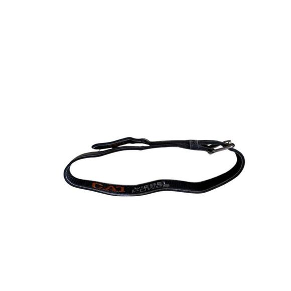 CAT Diesel Power Web Belt Adjustable Gray Black Workwear - Picture 2 of 3